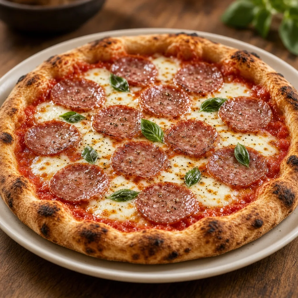 Pizza Rindersalami